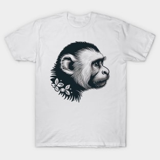 Sad Capuchin Monkey T-Shirt